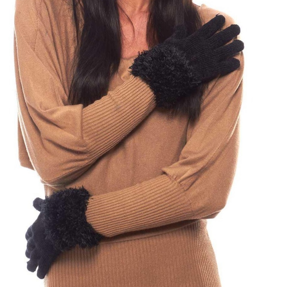 COPY - Winter Break Chenille Gloves with Fluffy Cuff